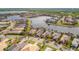 Aerial view of the property showcasing its location in a waterfront community at 5125 Tidewater Preserve Blvd, Bradenton, FL 34208