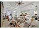 Open floor plan with living room, kitchen and dining area at 5125 Tidewater Preserve Blvd, Bradenton, FL 34208