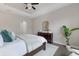 Bright bedroom featuring a king-size bed and ample space at 5203 Lake Overlook Ave, Bradenton, FL 34208