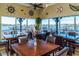 Clubhouse interior with water views and comfortable seating at 5203 Lake Overlook Ave, Bradenton, FL 34208