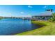 Scenic community lake with waterfront homes at 5203 Lake Overlook Ave, Bradenton, FL 34208