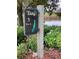Golf course signage indicating Par 4, hole 1 at 6507 Stone River Rd # 306, Bradenton, FL 34203