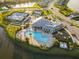 Community pool, playground, and tennis courts at 6519 Rosehill Farm Run, Bradenton, FL 34211