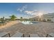Resort-style pool with lounge chairs and patio area at 6519 Rosehill Farm Run, Bradenton, FL 34211