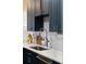 Modern kitchen sink and faucet with white quartz countertops at 7022 Prosperity Cir # 801, Sarasota, FL 34238