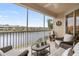 Relaxing screened balcony overlooking a lake at 7022 Prosperity Cir # 801, Sarasota, FL 34238