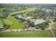 Aerial view of Laurel Oak's country club, golf course, and putting green at 7419 Albert Tillinghast Dr, Sarasota, FL 34240