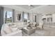 Spacious living room with large windows and comfortable furniture at 10522 Eclipse St, Sarasota, FL 34241