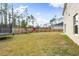 Spacious backyard with playset and trampoline at 1379 E Price Blvd, North Port, FL 34288
