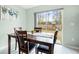 Dining area with backyard view and sliding glass doors at 1379 E Price Blvd, North Port, FL 34288