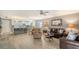 Open concept living area with kitchen views at 205 Oak Hill Dr # 7, Sarasota, FL 34232