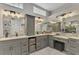 Spa-like bathroom with double vanity and large shower at 230 Vestavia Dr, Venice, FL 34292