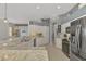 Kitchen with granite countertops and stainless steel appliances at 230 Vestavia Dr, Venice, FL 34292