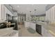 Spacious kitchen with an island and stainless steel appliances at 230 Vestavia Dr, Venice, FL 34292