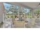 Relaxing screened lanai overlooking golf course at 230 Vestavia Dr, Venice, FL 34292