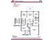 Floor plan of the 1485 Adams home model at 2660 Averland Loop, North Port, FL 34287