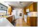 Eat-in kitchen with wood cabinets and appliances at 33931 Serene Dr, Punta Gorda, FL 33982