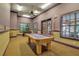 Game room with billiard table and other recreational games at 4122 Central Sarasota Pkwy # 1914, Sarasota, FL 34238