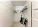Spacious walk-in closet with ample shelving at 4366 Madeira Ct # 3356, Sarasota, FL 34233