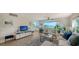 Spacious living room with water views and plenty of natural light at 4600 Gulf Of Mexico Dr # 206, Longboat Key, FL 34228