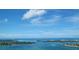 Stunning aerial view of coastline and waterways at 5830 Midnight Pass Rd # 502, Sarasota, FL 34242