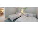 Bedroom with two twin beds and window at 605 Wild Turkey Ln, Sarasota, FL 34236