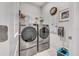 Convenient laundry room with washer and dryer included at 6609 114Th E Ave, Parrish, FL 34219