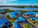 Waterfront community view, showcasing homes and parking at 829 Audubon Dr # 829, Bradenton, FL 34209