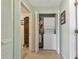 Convenient laundry closet with stackable washer/dryer at 829 Audubon Dr # 829, Bradenton, FL 34209