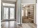 Elegant entryway with double doors and tile flooring at 8303 Deerbrook Cir, Sarasota, FL 34238