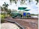 playground with shaded areas and play equipment at 8303 Deerbrook Cir, Sarasota, FL 34238