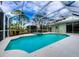 Relaxing screened pool and spa at 8303 Deerbrook Cir, Sarasota, FL 34238