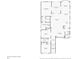 One-story floor plan showcasing bedrooms, living areas, and patios at 96 Tall Trees Ct, Sarasota, FL 34232