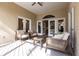 Spacious lanai with comfortable seating and access to the outdoors at 96 Tall Trees Ct, Sarasota, FL 34232