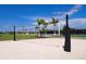 Enjoy a friendly game of volleyball on the sand court at 10133 Silent Night Ln, Sarasota, FL 34241