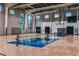 Large indoor space with basketball court and pickleball at 10224 Silent Night Ln, Sarasota, FL 34241