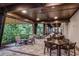 Enjoy the outdoors at this covered seating area at 10446 Morning Mist Ln, Sarasota, FL 34241