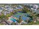 Community tennis courts and pool area at 1275 Siesta Bayside Dr # 1275, Sarasota, FL 34242