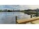 Peaceful canal view from the property's dock at 17413 Pheasant Cir, Port Charlotte, FL 33948