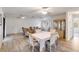Spacious dining area with view into living room at 20096 Tappan Zee Dr, Port Charlotte, FL 33952