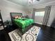Charming bedroom with a Minecraft-themed bedspread at 2502 Alpine Ave, Sarasota, FL 34239