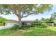 Charming ranch home with a large tree and manicured lawn at 2502 Alpine Ave, Sarasota, FL 34239