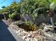 Charming backyard pond with stone border at 2502 Alpine Ave, Sarasota, FL 34239