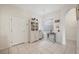 Bright kitchen nook with built-in hutch and breakfast bar at 3480 Parkridge Cir # 32-103, Sarasota, FL 34243