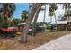 Several kayaks are stored on racks near a covered picnic area at 3826 E 155Th E Ave, Parrish, FL 34219