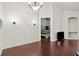 Dining room with hardwood floors and bedroom views at 4110 Central Sarasota Pkwy # 136, Sarasota, FL 34238
