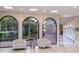 Lobby with comfortable seating and large windows at 415 L Ambiance Dr # A701, Longboat Key, FL 34228