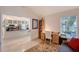 Bright office space with view into kitchen and tile floors at 4230 Castlebridge Ln # 1821, Sarasota, FL 34238