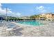 Enjoy resort-style pool with plenty of lounge chairs at 4230 Castlebridge Ln # 1821, Sarasota, FL 34238