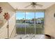 Enjoy the view from this screened balcony overlooking the tennis court at 4230 Castlebridge Ln # 1821, Sarasota, FL 34238